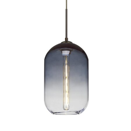 Besa Lighting Besa, Omega 12 Cord Pendant For Multiport Canopies, Steel/Clear, Bronz J-OMEGA12ST-EDIL-BR